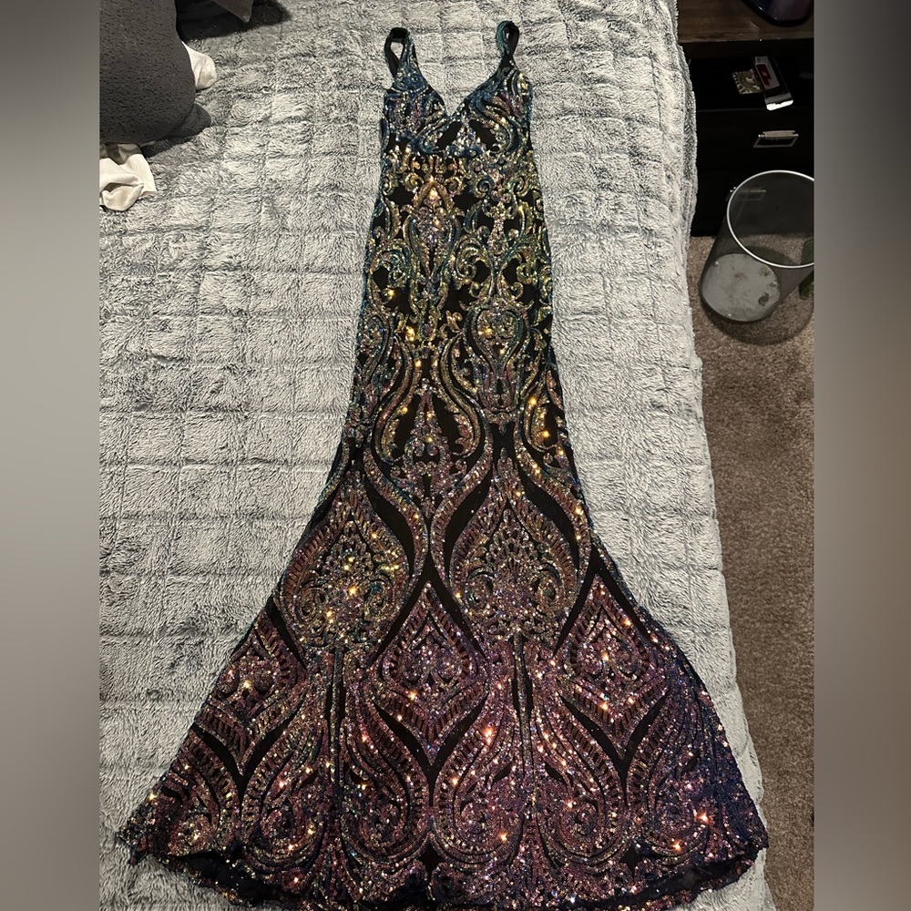 Beautiful sequin long dress